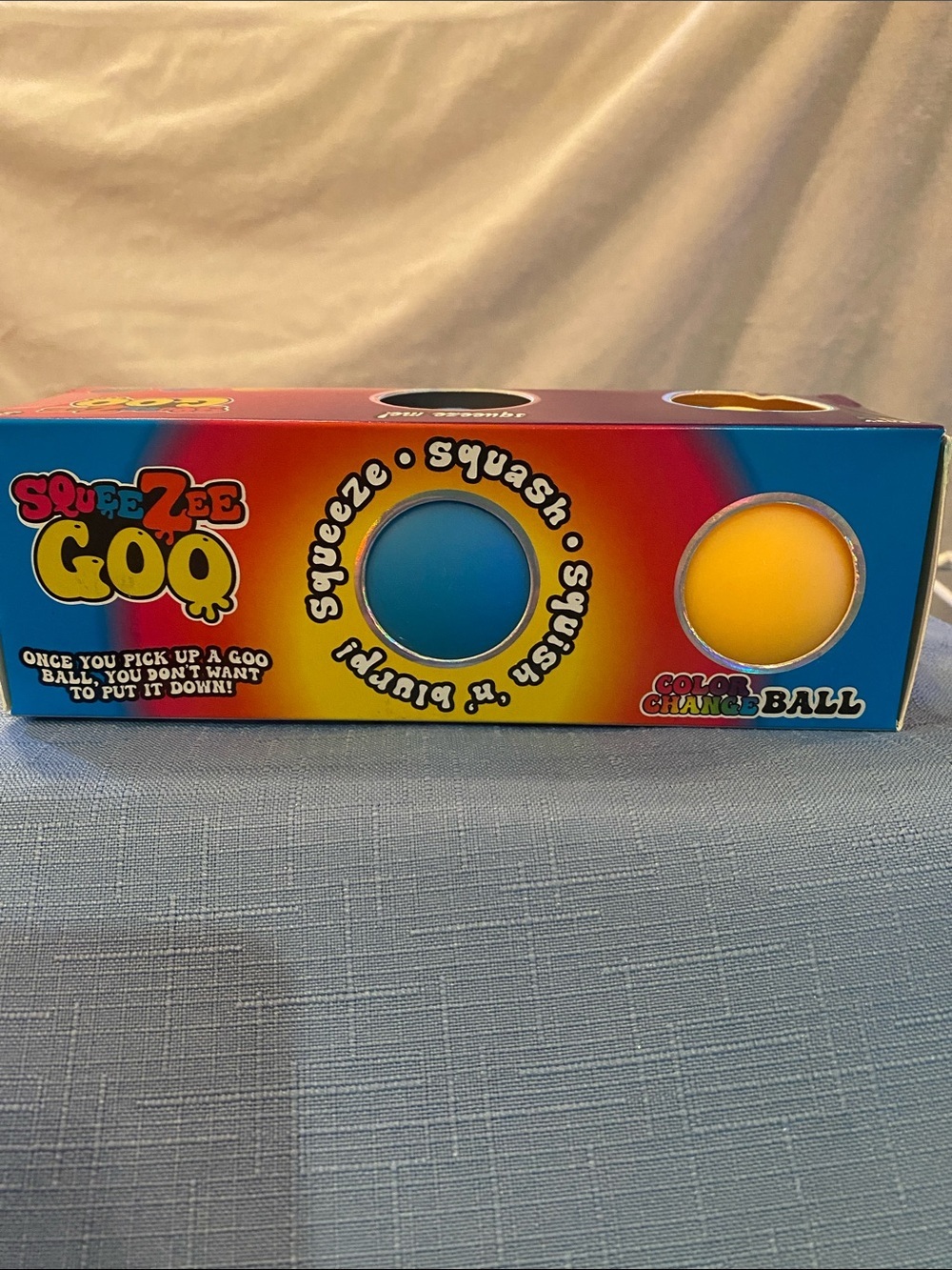 Color Change Ball Squeezee Goo Set - Blue, Purple, & Yellow - RMS Crazy Fun